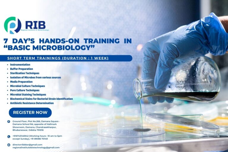 7 Day’s Hands-on Training in “Basic Microbiology”