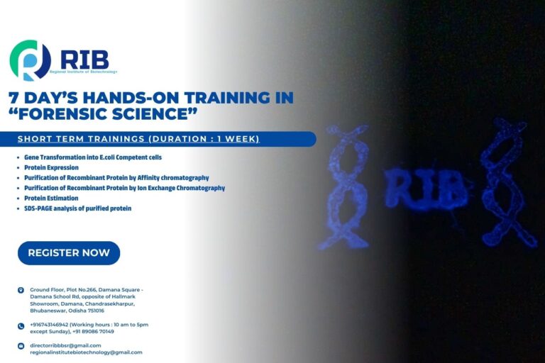 7 Day’s Hands-on Training in “Forensic Science”